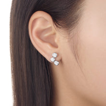 Load image into Gallery viewer, MEBZD04_00 Bezel Studs Earrings
