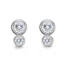 Load image into Gallery viewer, MEBZF03_00 Bezel Studs Earrings
