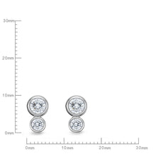 Load image into Gallery viewer, MEBZF03_00 Bezel Studs Earrings
