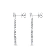 Load image into Gallery viewer, MEDD104_00 Diamond Line Dangling Earrings
