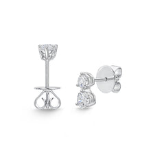 Load image into Gallery viewer, MEDDC01_00 Diamond Line Studs Earrings
