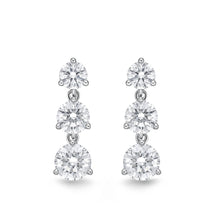 Load image into Gallery viewer, MEDDE02_00 Diamond Line Dangling Earrings
