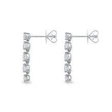 Load image into Gallery viewer, MEDDE03_00 Diamond Line Dangling Earrings
