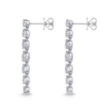 Load image into Gallery viewer, MEDDF04_00 Diamond Line Dangling Earrings
