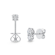 Load image into Gallery viewer, MESPD04_00 Shared Prong Diamond Studs Earrings
