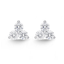 Load image into Gallery viewer, MESPE02_00 Shared Prong Diamond Studs Earrings
