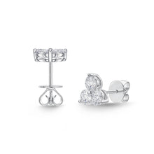 Load image into Gallery viewer, MESPE02_00 Shared Prong Diamond Studs Earrings
