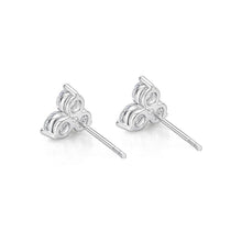 Load image into Gallery viewer, MESPE02_00 Shared Prong Diamond Studs Earrings
