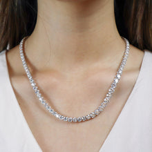 Load image into Gallery viewer, MNDD102_00 Diamond Line Line Necklace
