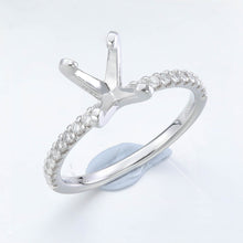 Load image into Gallery viewer, QROD*52_00 Odessa Diamond Engagement Semi-Mount Ring
