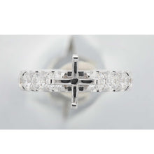 Load image into Gallery viewer, QROD*08_00 Odessa Diamond Engagement Semi-Mount Ring
