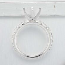 Load image into Gallery viewer, QROD*08_00 Odessa Diamond Engagement Semi-Mount Ring
