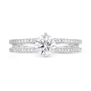 QRPM*29_00 Promise Diamond Engagement Semi-Mount Ring