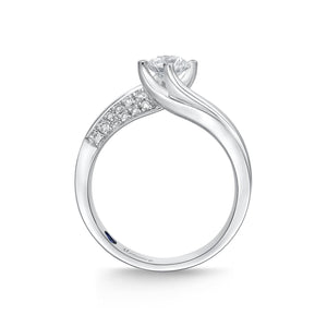 QRPM*34_00 Promise Diamond Engagement Semi-Mount Ring