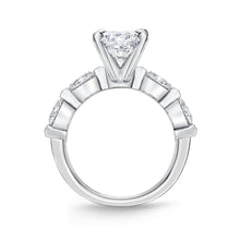 Load image into Gallery viewer, QRPP*07_00 Precious Prong Diamond Engagement Semi-Mount Ring
