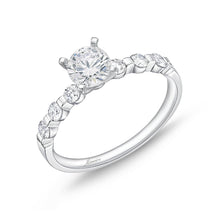 Load image into Gallery viewer, QRPP*08_00 Precious Prong Diamond Engagement Semi-Mount Ring
