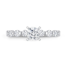 Load image into Gallery viewer, QRPP*08_00 Precious Prong Diamond Engagement Semi-Mount Ring
