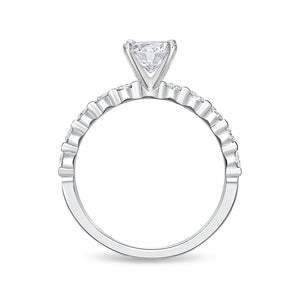 QRPP*15_00 Precious Prong Diamond Engagement Semi-Mount Ring