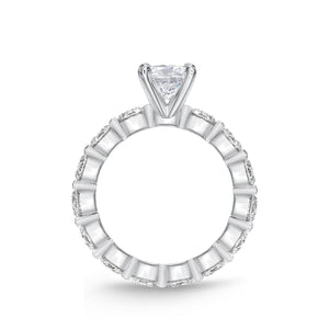 QRPP*21_00 Precious Prong Diamond Engagement Semi-Mount Ring