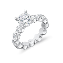 Load image into Gallery viewer, QRPP*25_00 Precious Prong Diamond Engagement Semi-Mount Ring
