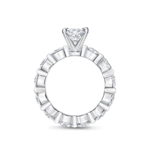 QRPP*25_00 Precious Prong Diamond Engagement Semi-Mount Ring