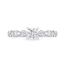 Load image into Gallery viewer, QRPP*30_00 Precious Prong Diamond Engagement Semi-Mount Ring
