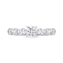 Load image into Gallery viewer, QRPP*31_00 Precious Prong Diamond Engagement Semi-Mount Ring
