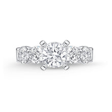 Load image into Gallery viewer, QRPT*13_00 Petite Prong Diamond Engagement Semi-Mount Ring
