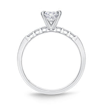 Load image into Gallery viewer, QRPT*14_00 Petite Prong Diamond Engagement Semi-Mount Ring
