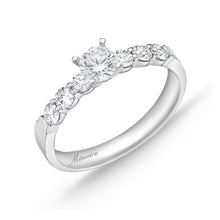 Load image into Gallery viewer, QRPT*16_00 Petite Prong Diamond Engagement Semi-Mount Ring
