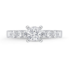 Load image into Gallery viewer, QRPT*16_00 Petite Prong Diamond Engagement Semi-Mount Ring
