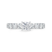 Load image into Gallery viewer, QRPT*21_00 Petite Prong Diamond Engagement Semi-Mount Ring
