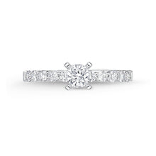 Load image into Gallery viewer, QRPT*24_00 Petite Prong Diamond Engagement Semi-Mount Ring
