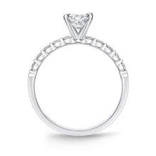 Load image into Gallery viewer, QRPT*24_00 Petite Prong Diamond Engagement Semi-Mount Ring
