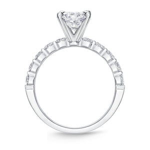 QRPT*26_00 Petite Prong Diamond Engagement Semi-Mount Ring