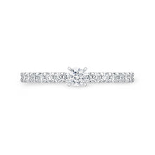 Load image into Gallery viewer, QRPT*28_00 Petite Prong Diamond Engagement Semi-Mount Ring
