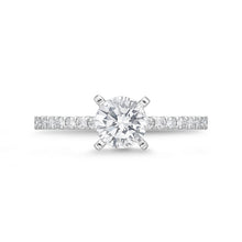 Load image into Gallery viewer, QRPT*29_00 Petite Prong Diamond Engagement Semi-Mount Ring
