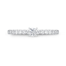 Load image into Gallery viewer, QRPT*31_00 Petite Prong Diamond Engagement Semi-Mount Ring
