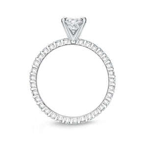 QRPT*31_00 Petite Prong Diamond Engagement Semi-Mount Ring