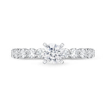 Load image into Gallery viewer, QRPT*33_00 Petite Prong Diamond Engagement Semi-Mount Ring
