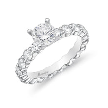 Load image into Gallery viewer, QRPT*34_00 Petite Prong Diamond Engagement Semi-Mount Ring
