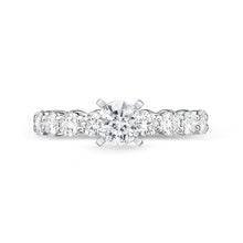 Load image into Gallery viewer, QRPT*34_00 Petite Prong Diamond Engagement Semi-Mount Ring
