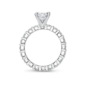 QRPT*34_00 Petite Prong Diamond Engagement Semi-Mount Ring