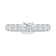 Load image into Gallery viewer, QRPT*35_00 Petite Prong Diamond Engagement Semi-Mount Ring
