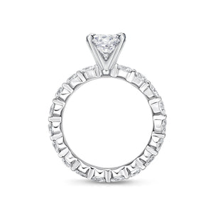 QRPT*35_00 Petite Prong Diamond Engagement Semi-Mount Ring