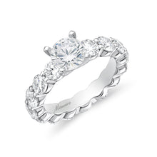 Load image into Gallery viewer, QRPT*37_00 Petite Prong Diamond Engagement Semi-Mount Ring
