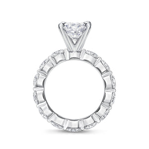 QRPT*39_00 Petite Prong Diamond Engagement Semi-Mount Ring