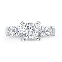 Load image into Gallery viewer, QRPT*42_00 Petite Prong Diamond Engagement Semi-Mount Ring
