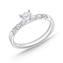 Load image into Gallery viewer, QRPT*44_00 Petite Prong Diamond Engagement Semi-Mount Ring
