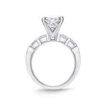 Load image into Gallery viewer, QRPT*47_00 Petite Prong Diamond Engagement Semi-Mount Ring
